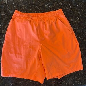 Orange Lululemon Shorts